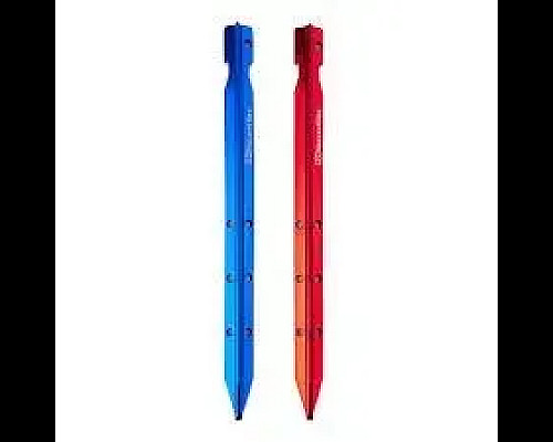 Набір кілочків V-подібних Naturehike NH15A009-I 25 см 4 шт, синій Набір кілочків V-подібних Naturehike NH15A009-I 25 см 4 шт, синій