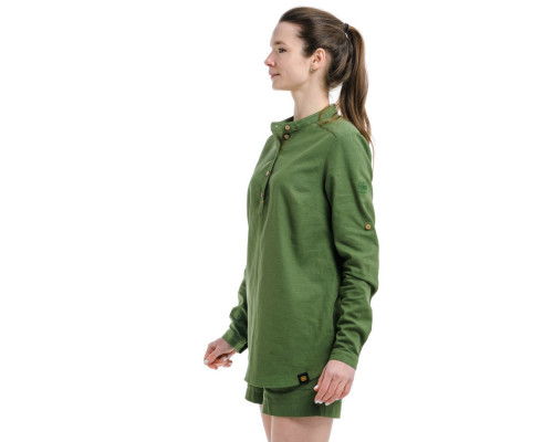 Сорочка ж Turbat Madeira Hemp Wmn bronze green - XS - зелений