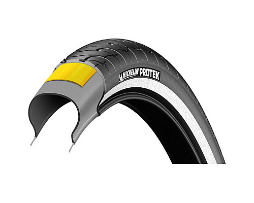 Шина 28 /700X35C/ MICHELIN PROTEK BR з рефлексом 730г Шина 28 /700X35C/ MICHELIN PROTEK BR з рефлексом 730г
