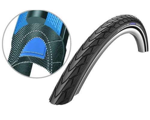 28 трекінгова шина /700 x 38C/ SCHWALBE MARATHON RACER reflex 28x1.50 28 трекінгова шина /700 x 38C/ SCHWALBE MARATHON RACER reflex 28x1.50