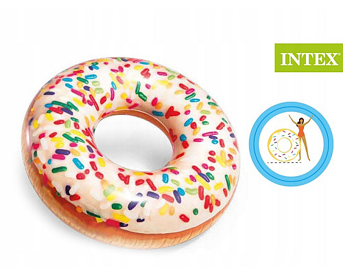 Коло надувне для плавання Intex 56263 Донат, 99 см