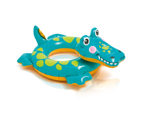 Коло надувне для плавання Intex 58221-crocodile Крокодил, 71 х 56 см