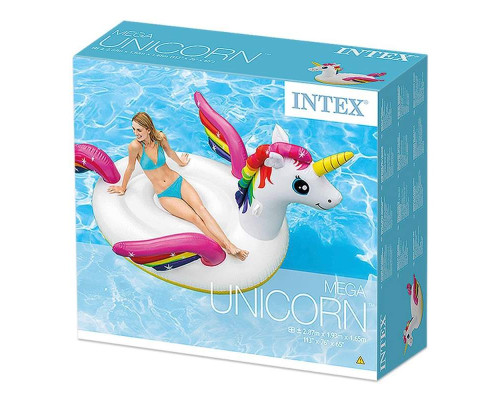 Пліт надувний для басену Intex 57291 Єдиноріг, 251 x 163 x 145 см Пліт надувний для басену Intex 57291 Єдиноріг, 251 x 163 x 145 см