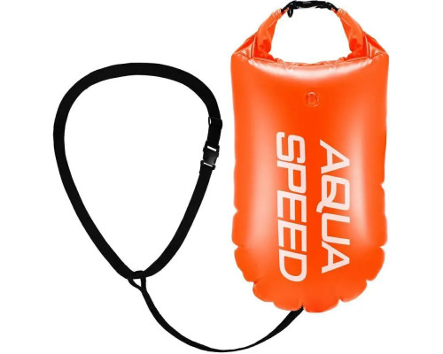 Буй для плавання Aqua Speed Open Water Swim Buoy 17 літрів, оранжевий