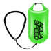 Буй для плавання Aqua Speed Open Water Swim Buoy 17 літрів, зелено-чорний