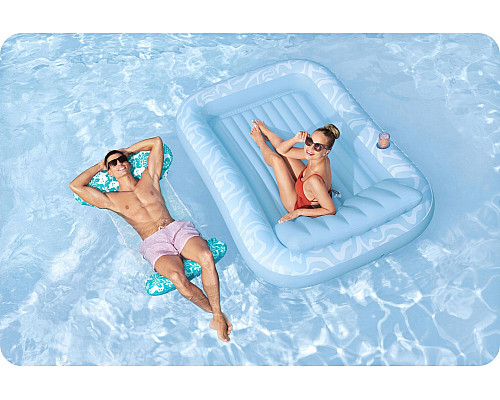 Матрац надувний для плавання Bestway Comfort Plush 43839, 140 х 87 см