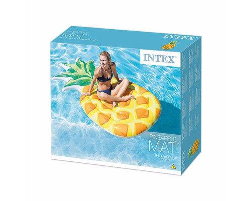 Пліт надувний для басейну Intex 58761 Ананас, 216 х 124 см