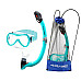Набір маска і трубка дитяча Aqua Speed ALIZE FS + SAMOS, бірюзовий