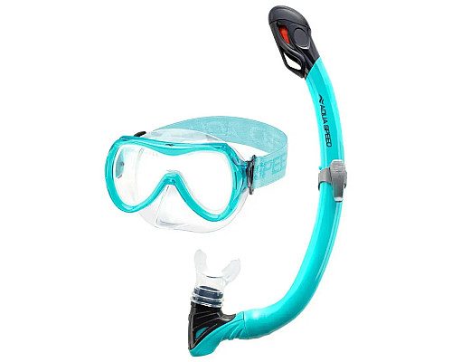 Набір маска і трубка дитяча Aqua Speed ALIZE FS + SAMOS, бірюзовий