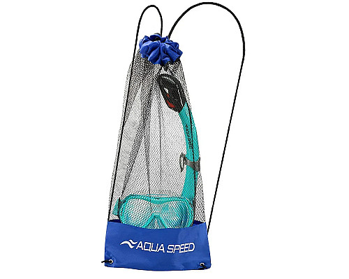 Набір маска і трубка дитяча Aqua Speed ALIZE FS + SAMOS, бірюзовий