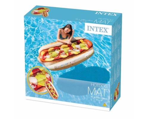 Пліт надувний для басейну Intex 58771 Хот-дог, 180 х 89 см