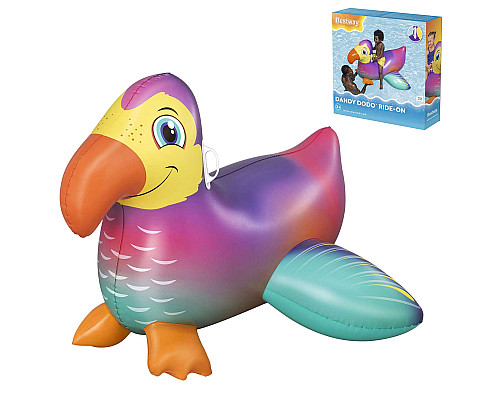 Dmuchany materac do pływania dla dzieci tukan wodny 141cm Bestway