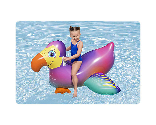 Dmuchany materac do pływania dla dzieci tukan wodny 141cm Bestway