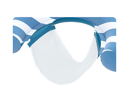 Крісло надувне для плавання Bestway Comfort Plush 43852 119 х 67,5 см, синє