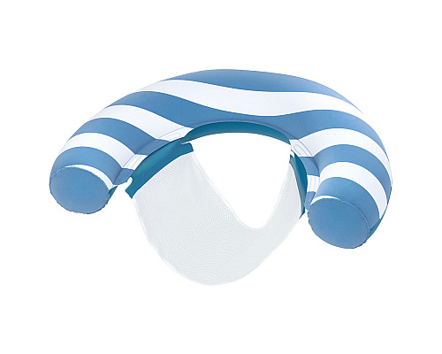 Крісло надувне для плавання Bestway Comfort Plush 43852 119 х 67,5 см, синє