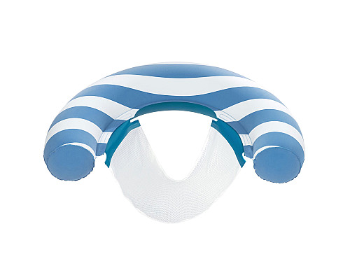 Крісло надувне для плавання Bestway Comfort Plush 43852 119 х 67,5 см, синє