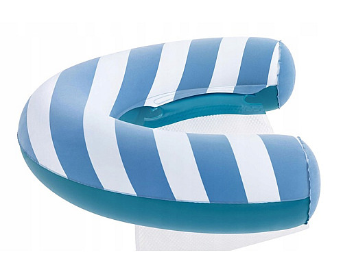 Крісло надувне для плавання Bestway Comfort Plush 43852 119 х 67,5 см, синє