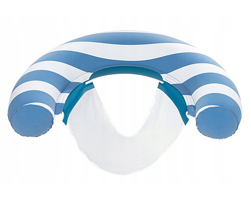 Крісло надувне для плавання Bestway Comfort Plush 43852 119 х 67,5 см, синє