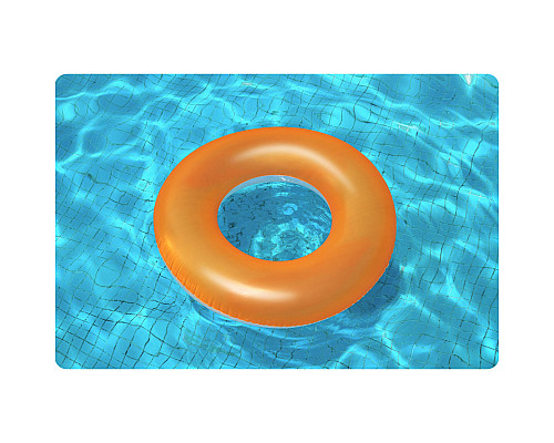 Коло надувне для плавання Bestway 36025-04 оранжеве, 91 см