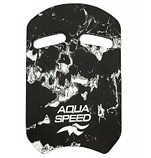 Дошка для плавання Aqua Speed SWIRL PULLBUOY 61245 43 х 28 х 3,6 см, чорно-біла