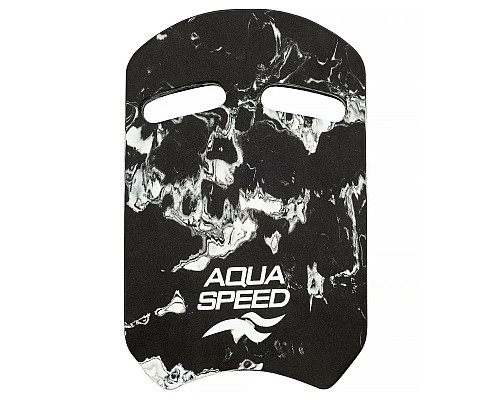 Дошка для плавання Aqua Speed SWIRL PULLBUOY 61245 43 х 28 х 3,6 см, чорно-біла