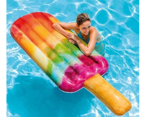 Пліт надувний пляжний Intex 58766 Веселкове морозиво, 191 x 76 cм