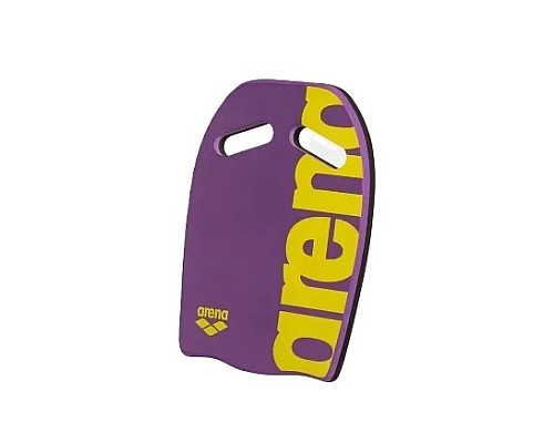 Дошка для плавання Arena KICKBOARD 40 х 27,5 х 2,5 см, фіолетово-жовта