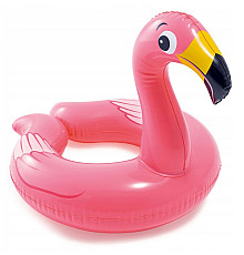 Коло надувне для плавання Intex 59220-flamingo Фламінго, 76 х 55 см