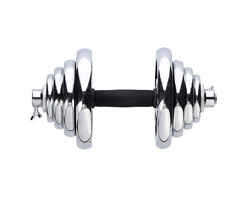 Гантелі розбірні хромовані в кейсі HMS STC50 50 кг