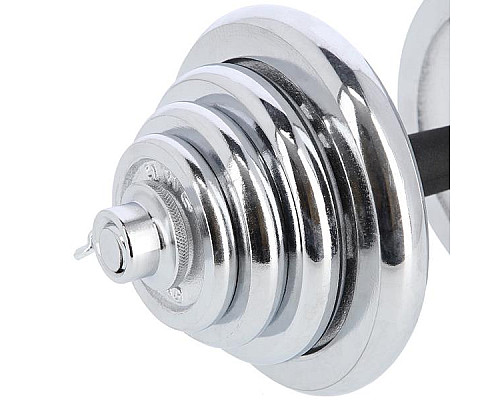 Гантелі розбірні хромовані в кейсі HMS STC50 50 кг