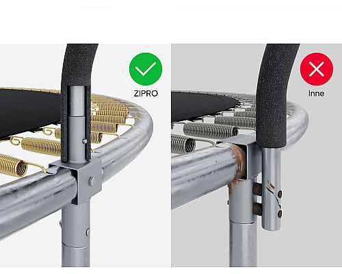 Батут Zipro Jump Pro Premium з внутрішньою сіткою 8 футів 252 см чорно-зелений Батут Zipro Jump Pro Premium з внутрішньою сіткою 8 футів 252 см чорно-зелений