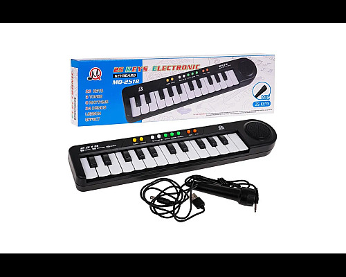 Дитячий синтезатор Ramiz MQ-2518 з мікрофоном та USB