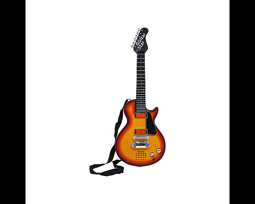 Дитяча електрогітара + навушники з мікрофоном Enjoy ZMU.HK-9080B.CR, помаранчева