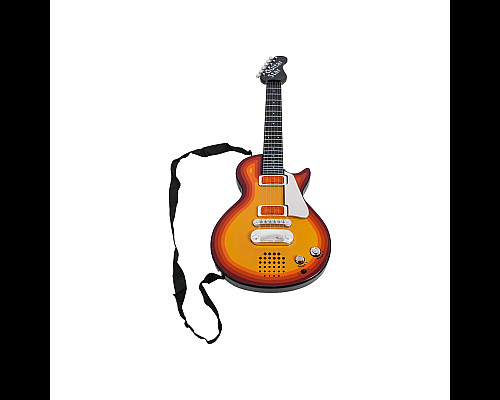 Дитяча електрогітара + навушники з мікрофоном Enjoy ZMU.HK-9080B.CR, помаранчева