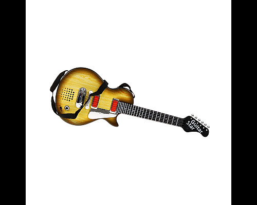 Дитяча електрогітара + навушники з мікрофоном Enjoy ZMU.HK-9080B.WOOD, коричнева