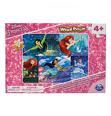 Пазл дерев'яний Spin Master Принцеси 20 x 23 см, 48 ел.