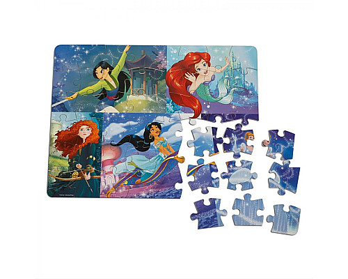 Пазл дерев'яний Spin Master Принцеси 20 x 23 см, 48 ел.