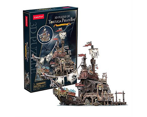 3D пазл CubicFun Піратський корабель Тортуга (T4039h)