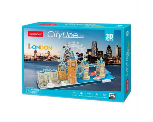 3D пазл CubicFun City Line Лондон (MC253h)