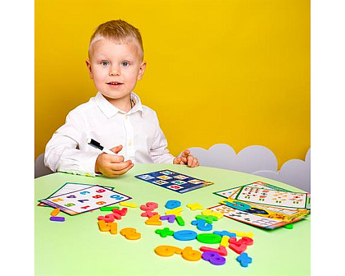 Магнітний набір Vladi Toys Математика з маркером (VT5411-16) Магнітний набір Vladi Toys Математика з маркером (VT5411-16)