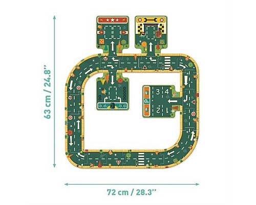Підлоговий пазл Djeco Автотраса 21 деталь (DJ07162)