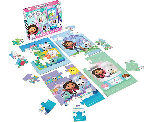 Пазл дерев'яний Spin Master 4в1 