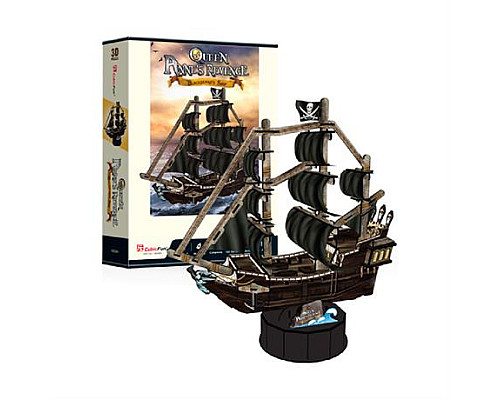3D пазл CubicFun Корабель Помста королеви Анни (T4035h)
