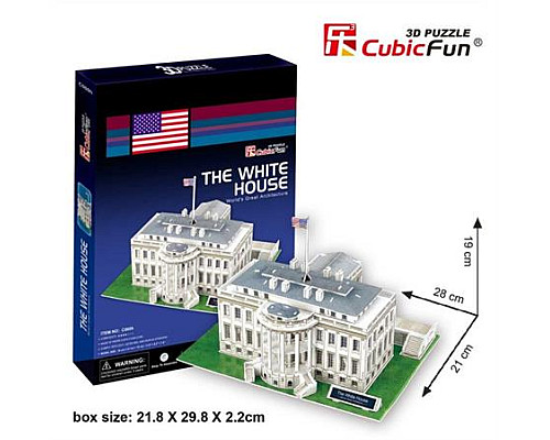 3D пазл CubicFun Білий дім (C060h)