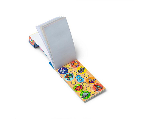 Дитячий мініблокнот Spin Master З наліпками для штампу Сюрприз Melissa and Doug. Sticker WOW