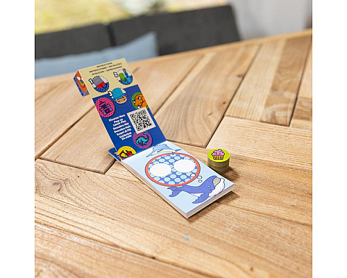 Дитячий мініблокнот Spin Master З наліпками для штампу Сюрприз Melissa and Doug. Sticker WOW