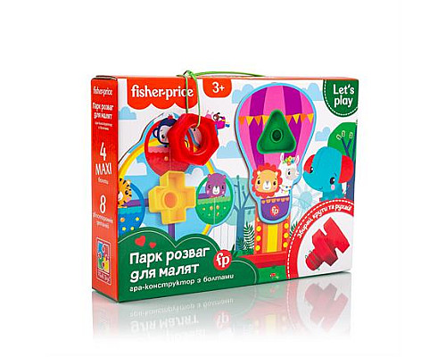 Розвивальна гра Fisher-Price Парк розваг з болтиками (VT2905-21) Розвивальна гра Fisher-Price Парк розваг з болтиками (VT2905-21)