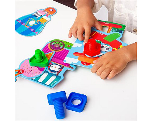 Розвивальна гра Fisher-Price Парк розваг з болтиками (VT2905-21) Розвивальна гра Fisher-Price Парк розваг з болтиками (VT2905-21)