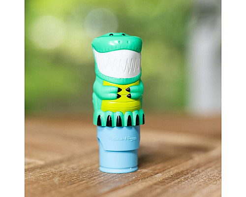 Дитячий блокнот та штамп Spin Master З наліпками Динозавр Melissa and Doug. Sticker WOW