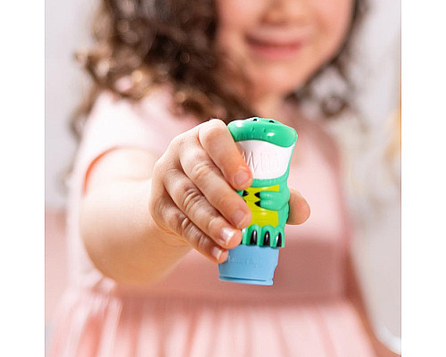 Дитячий блокнот та штамп Spin Master З наліпками Динозавр Melissa and Doug. Sticker WOW